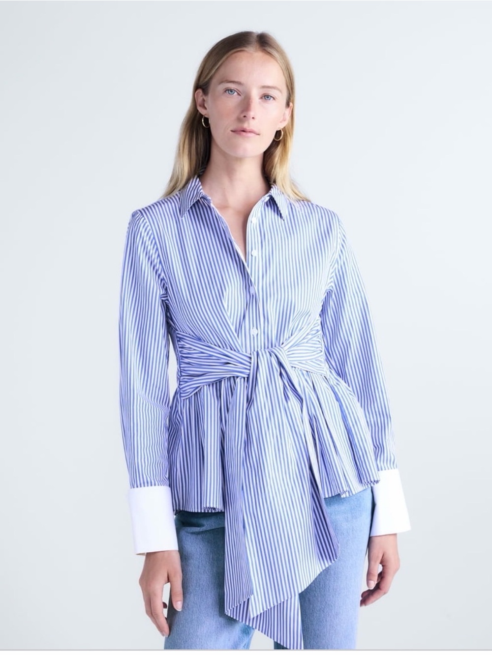 Free Assembly striped button down - Picture 2 of 2